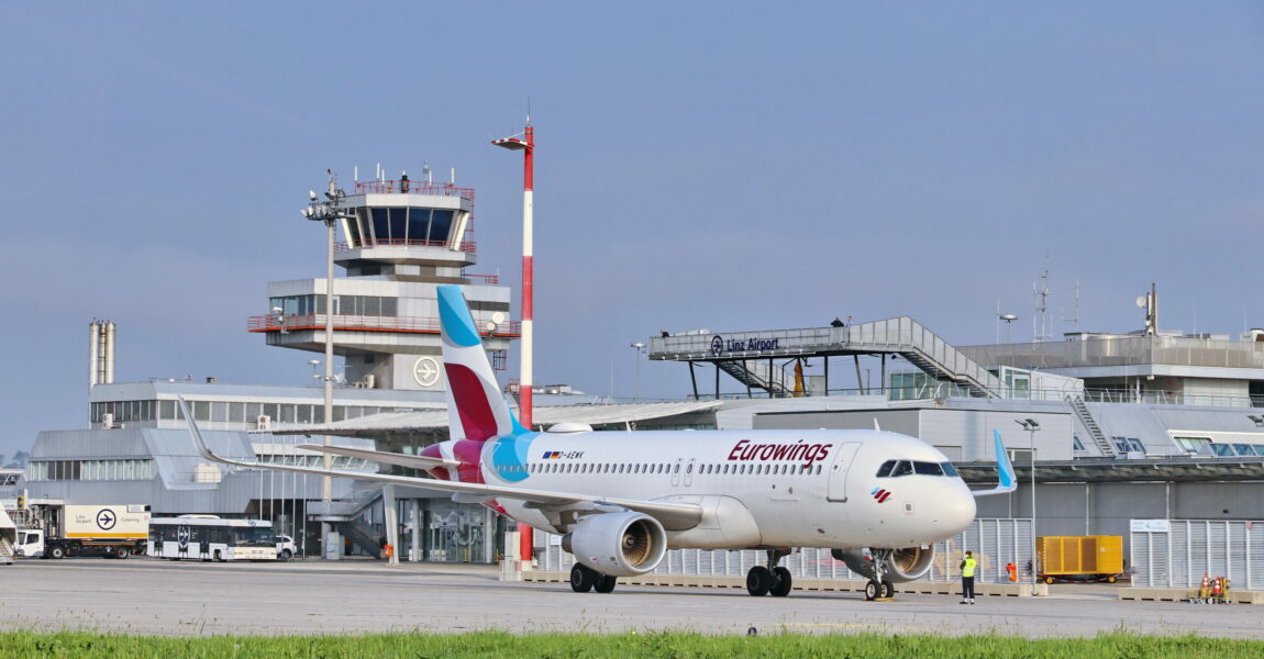 Der Flughafen Linz befindet sich im Aufwind.