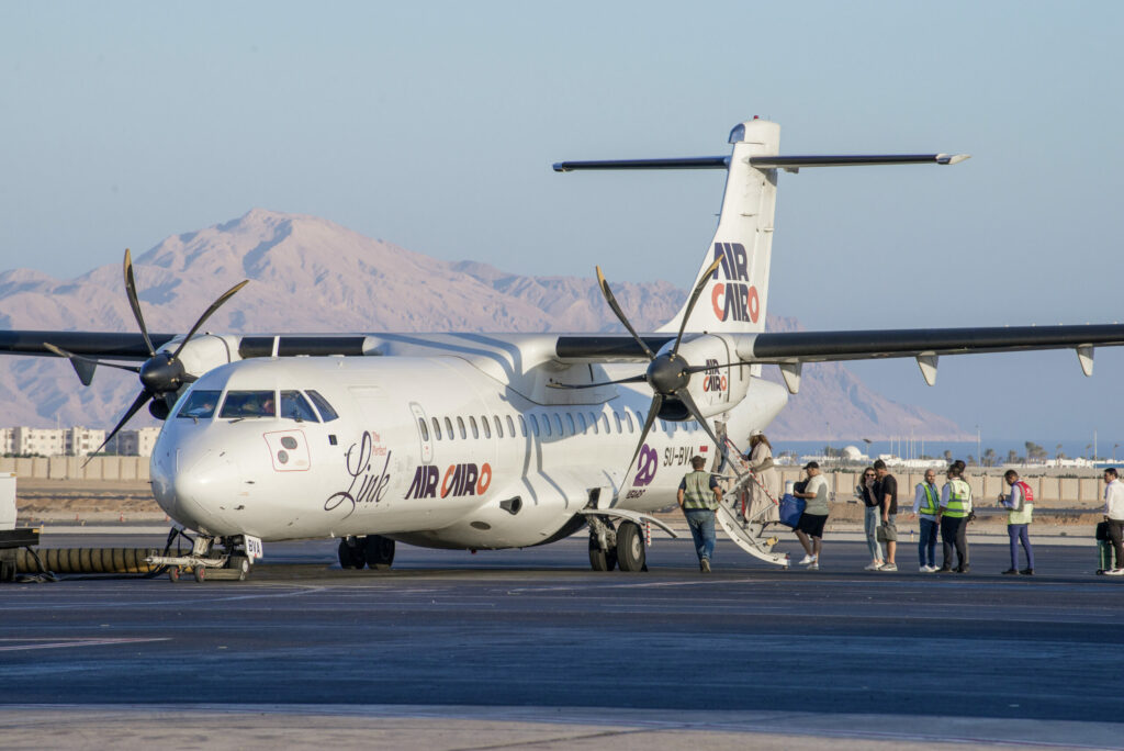 Die sechs ATR 72-600 werden hauptsächlich auf zehn Strecken innerhalb Ägyptens eingesetzt.