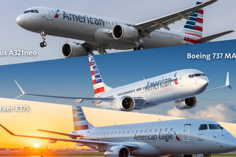 Bestellte Maschinen von American Airlines.
