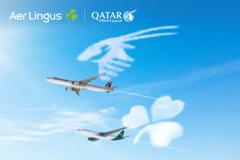 Qatar Airways und Aer Lingus mit Codeshare-Abkommen.