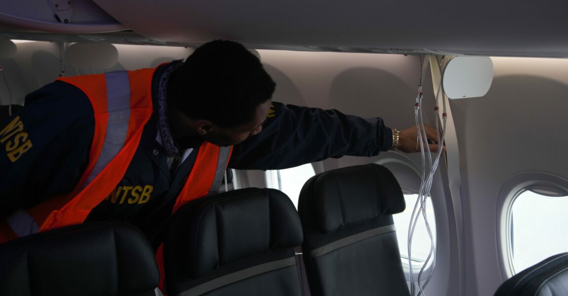 Untersuchung an der 737-9 MAX.