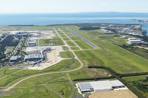 Am Flughafen Brisbane entsteht derzeit für 50 Millionen Australische Dollar ein neues Postsortierzentrum (unten im Bild eingezeichnet).