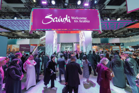 Der saudische Stand auf der ITB.