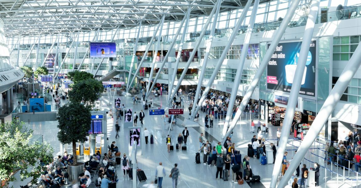 Verbesserte Services am Flughafen Düsseldorf.