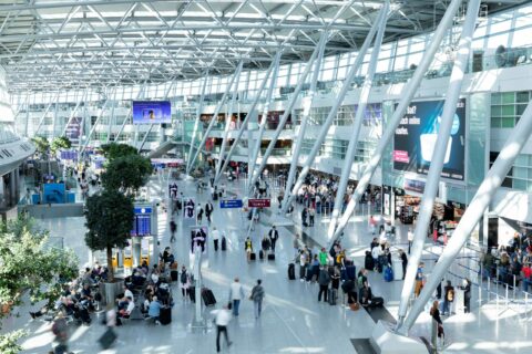 Verbesserte Services am Flughafen Düsseldorf.