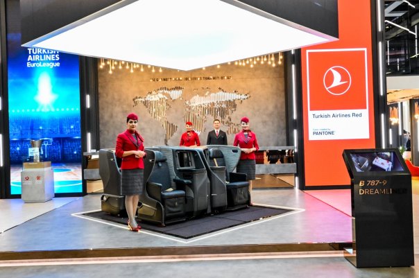 Turkish Airlines präsentiert sich auf der ITB in Berlin mit einem eigenen Stand.