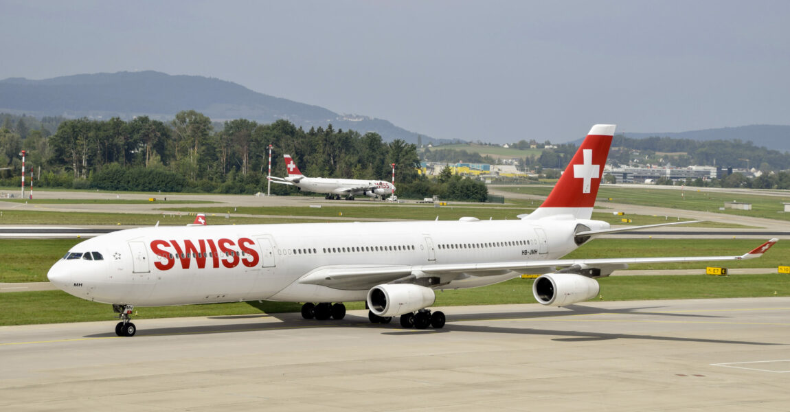Bei Swiss werden die A340-300 (im Bild) ab dem zweiten Quartal 2025 sukzessive durch A350-900 abgelöst.