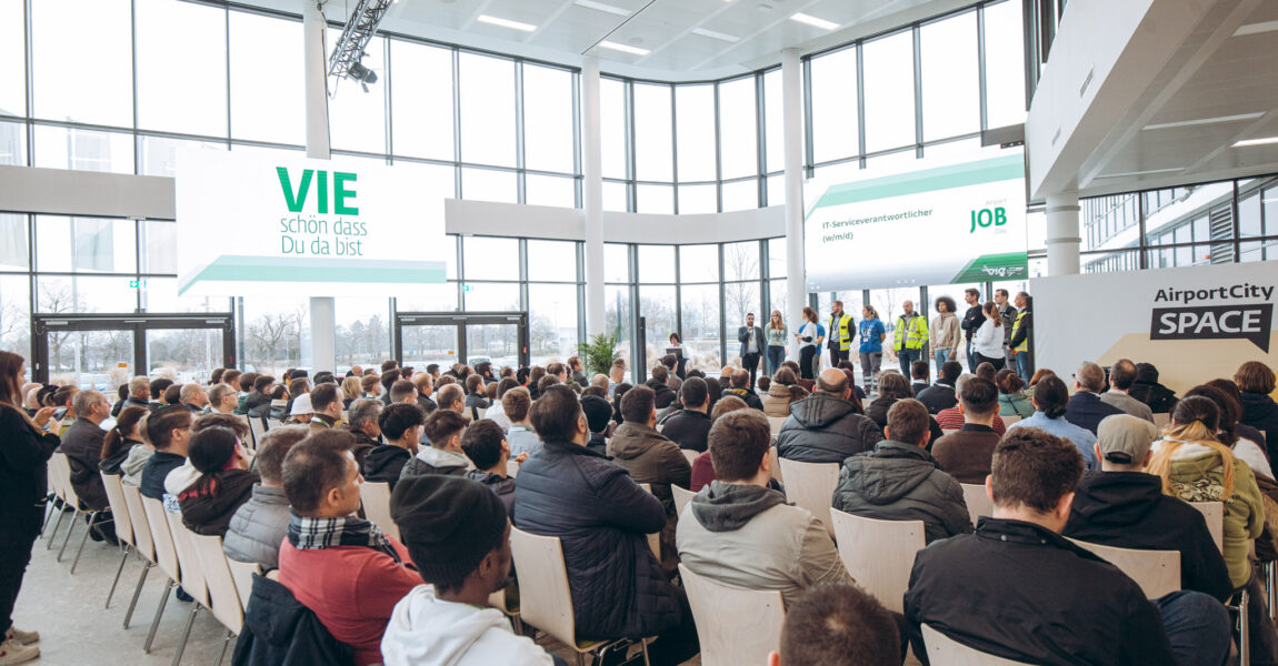 Beim Airport Job Day  am 18. April erfahren Interessierte alles über freie Stellen am Flughafen Wien.