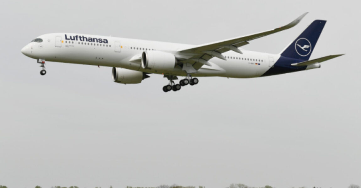 Die erste Maschine mit der neuen Lufthansa Allegris ist gelandet.