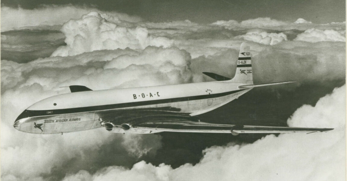 BOAC und South African Airways setzten die Comet 1 gemeinsam auf der Route zwischen London und Johannesburg ein