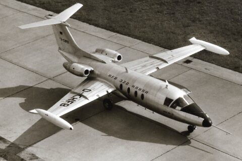 Vor 60 Jahren ging der Hansa Jet erstmals an den Start. Das erste deutsche, in Serie gebaute Düsenverkehrsflugzeug.