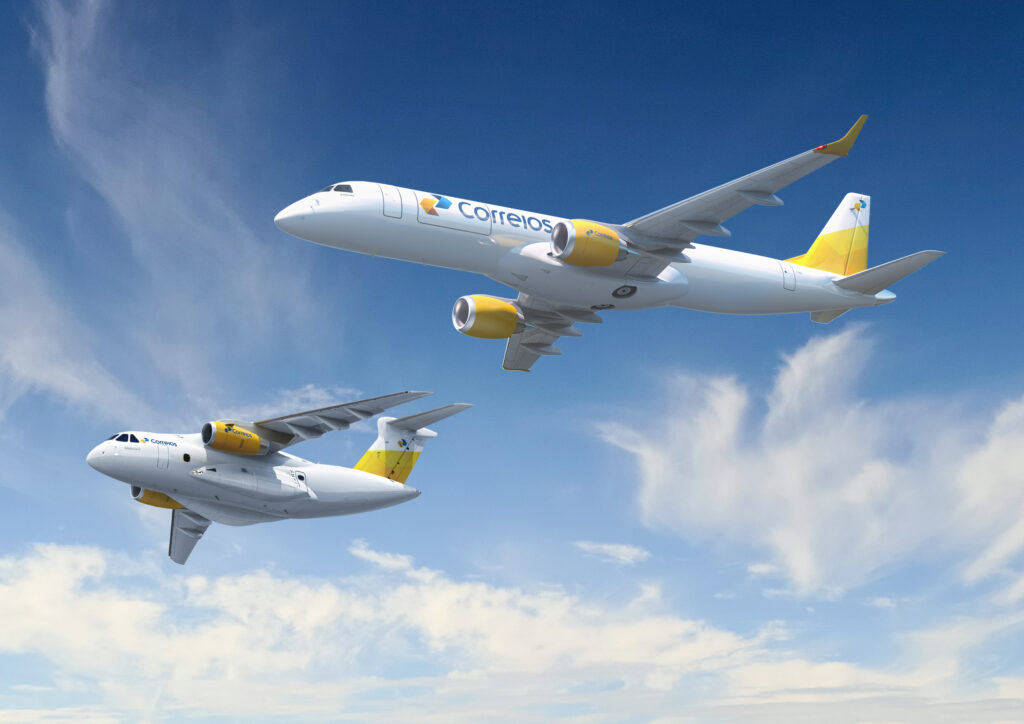 Mehr als nur eine Idee: die brasilianische Correios plant Embraer E-Jet-Frachter und C-390 Millennium auf ihren Expressfrachtrouten einzusetzen.