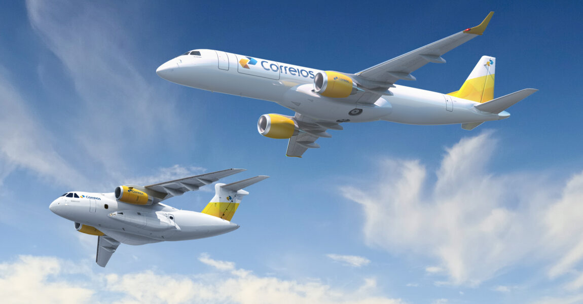 Mehr als nur eine Idee: die brasilianische Correios plant Embraer E-Jet-Frachter und C-390 Millennium auf ihren Expressfrachtrouten einzusetzen.