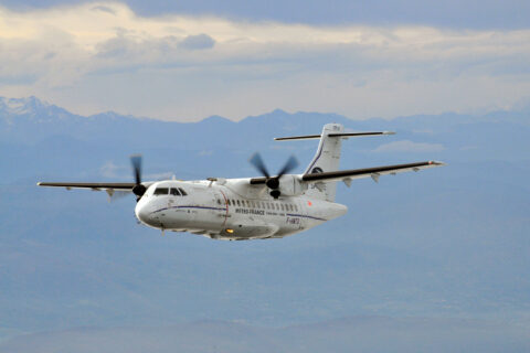 Nach zweijährigen Umbauarbeiten kehrte die ATR 42 SAFIRE an den Himmel zurück.