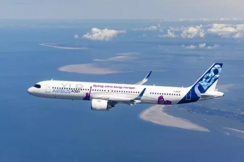 Die A321XLR hat eine Reichweite von bis zu 8700 Kilometer.