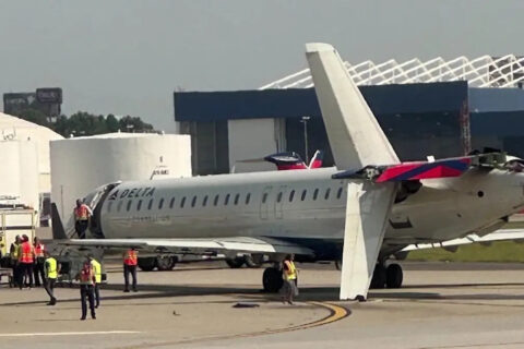 Eine Bombardier CRJ 900 kollidierte in Atlanta mit einer A350.