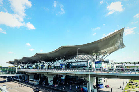 Am Flughafen Kiew-Boryspil findet aktuell kein Flugverkehr statt.