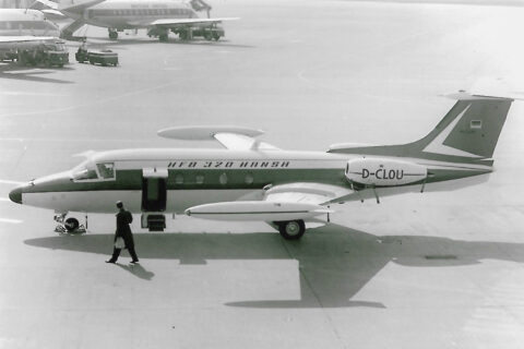 Die HFB 320 D-CLOU war der zweite gebaute Prototyp des Hansa Jets. Sie ist heute im Deutschen Museum in München zu besichtigen.