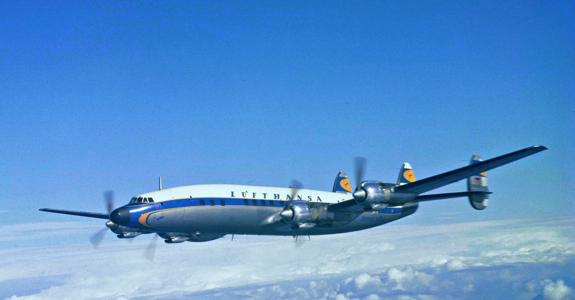 Die elegante Lockheed L-1649A Starliner war die ultimative Constellation-Variante. Lufthansa setzte vier Exemplare als