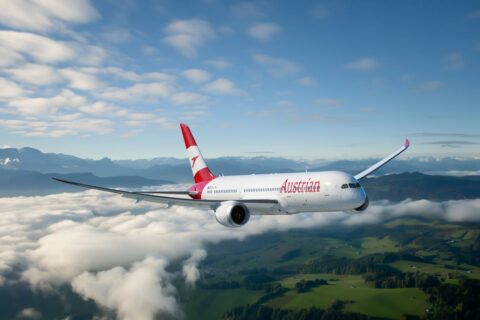 Boeing 787 von Austrian Airlines.
