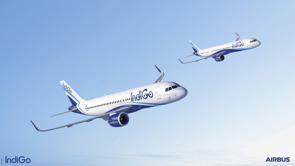 Indigo hat hunderte Airbus A320neo, A321neo und A350 bestellt.