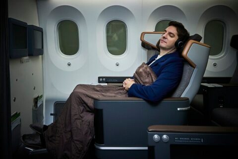Neue Sitze in der EVA Air Premium Economy.