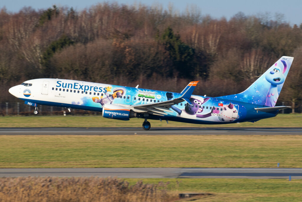 Die "Shaun das Schaf"-Sonderlackierung von SunExpress.