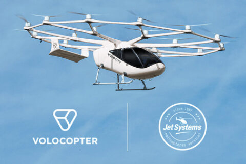 Partnerschaft zwischen Volocopter und Jet Systems.