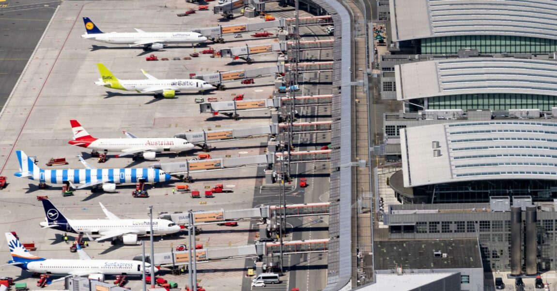 In den nächsten Tagen könnten durch den Streik am Flughafen Ham Burg viele Maschinen am Boden bleiben.