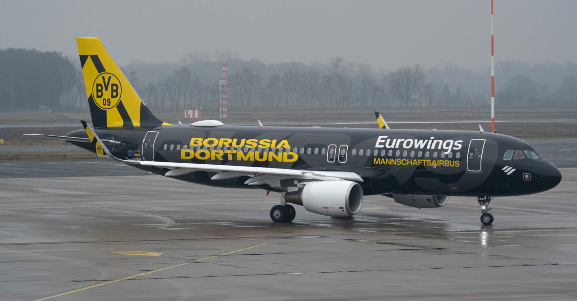 Seit 2016 ist Eurowings Partner von Borussia Dortmund.