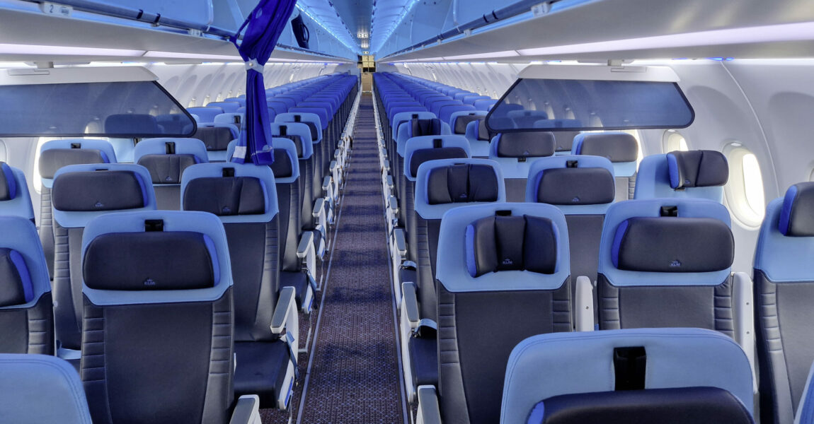 Die Airbus Airspace Cabin im A321 Neo.