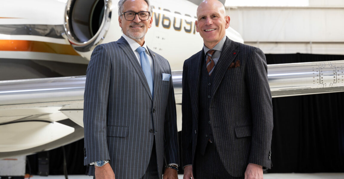 Michael Amalfitano, CEO von Embraer Executive Jets und Michael Silvestro, CEO von Flexjet.