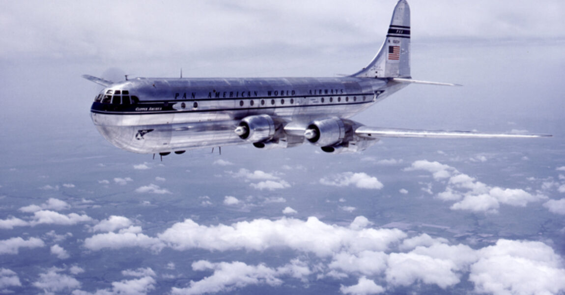 An Bord ihrer Boeing 377 Stratocruiser bot Pan Am in den späten 40er- und frühen 50er-Jahren das absolute Servicehighlight auf der Langstrecke.
