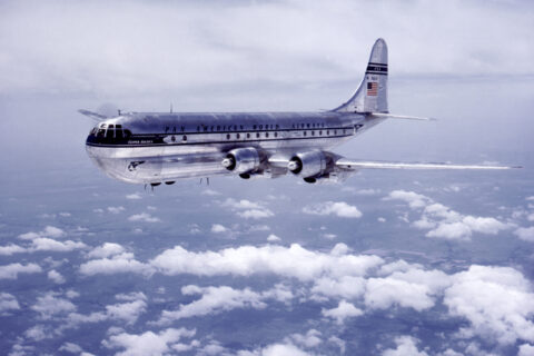 An Bord ihrer Boeing 377 Stratocruiser bot Pan Am in den späten 40er- und frühen 50er-Jahren das absolute Servicehighlight auf der Langstrecke.