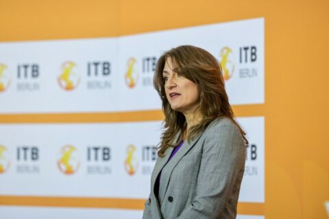 Eröffnungspressekonferenz: Mitra Sorrells von Phocuswright.