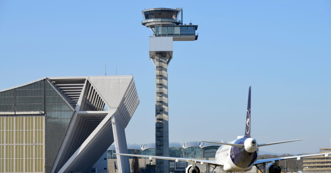 Am Flughafen Frankfurt gibt es heute keinen regulären Passagierverkehr.