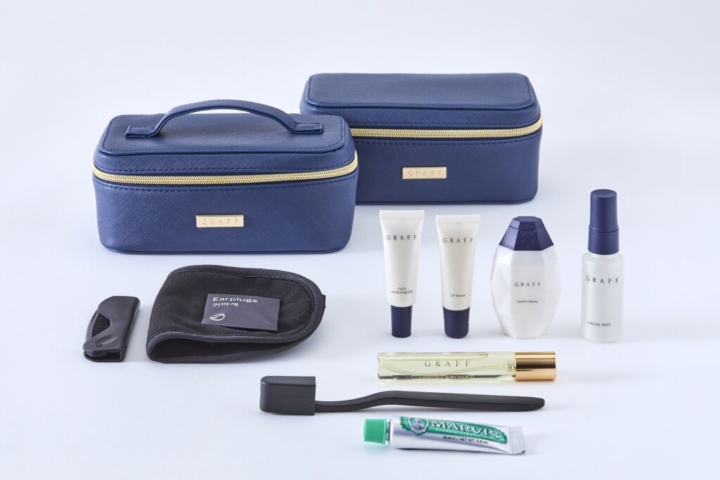 Das neue Amenity Kit von Korean Air.