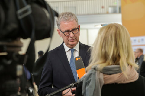DRV-Präsident Norbert Fiebig auf der ITB 2025 in Berlin.