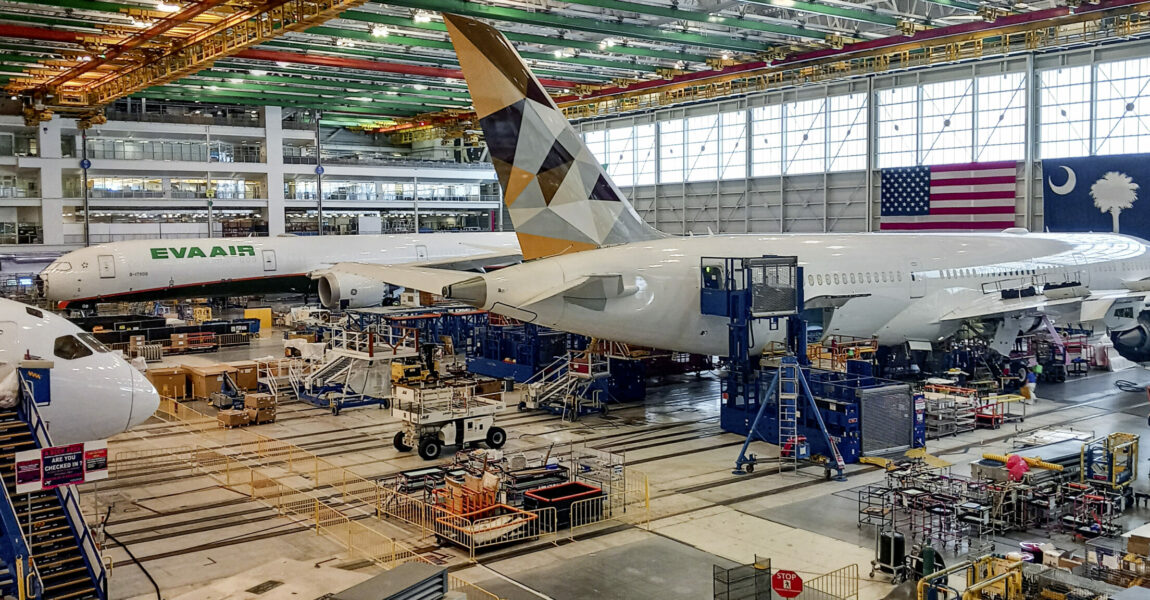 Boeing Produktion in Charleston.