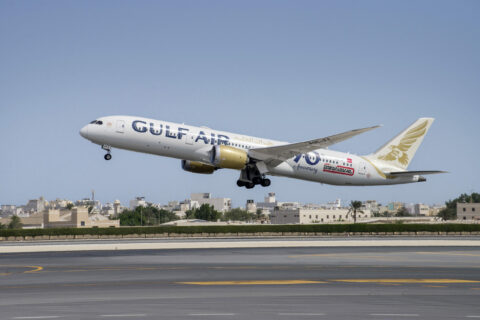 Gulf Air setzt auf Langstreckenflügen nach Asien oder auch Großbritannien Boeing 787 ein.
