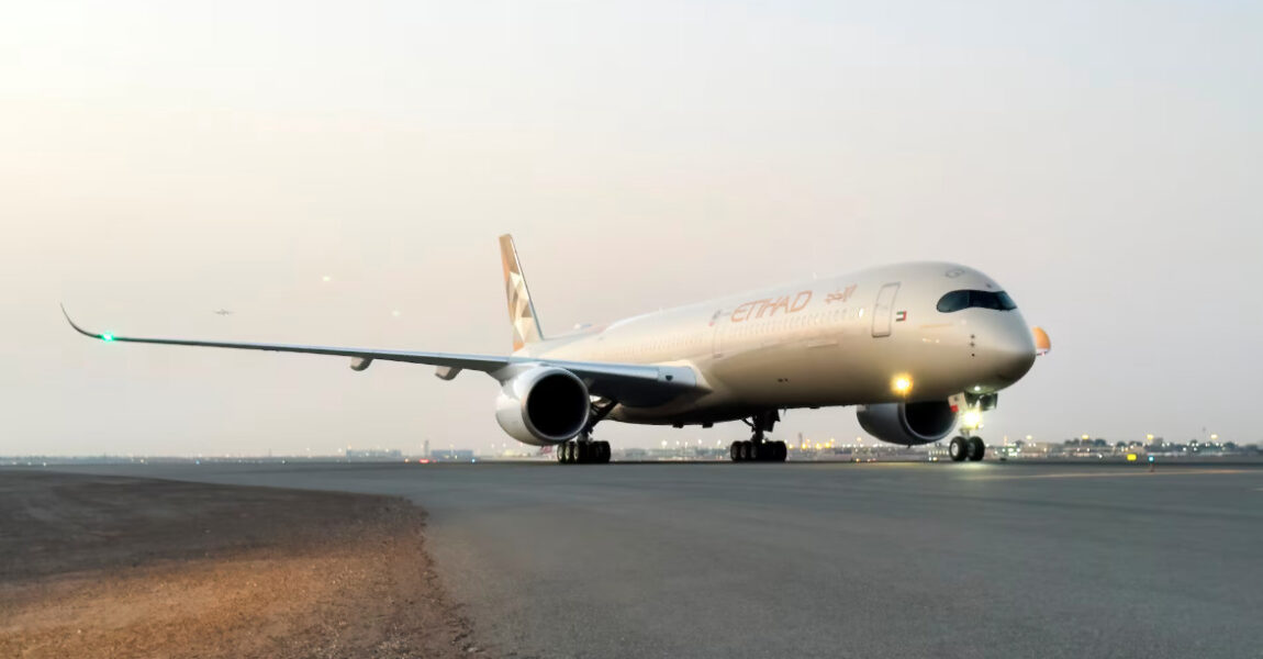 Etihad übernimmt sechstes und neuestes Flugzeug vom Typ Airbus A350.
