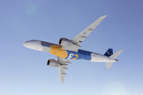 Embraer baut sein globales Kooperationsnetzwerk weiter aus. Sowohl für die E-Jet-Familie (Foto), als auch für seinen Transporter C-390.