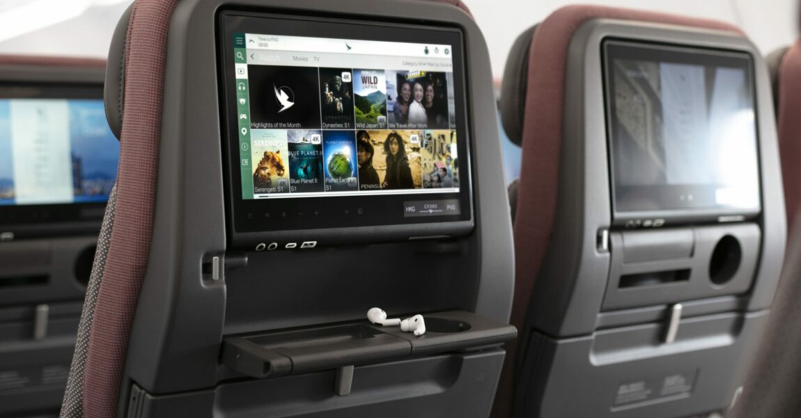 Ab dem Sommer kommen Reisende in den Genuss des neuen Iflight Entertainments von Cathay Pacific.