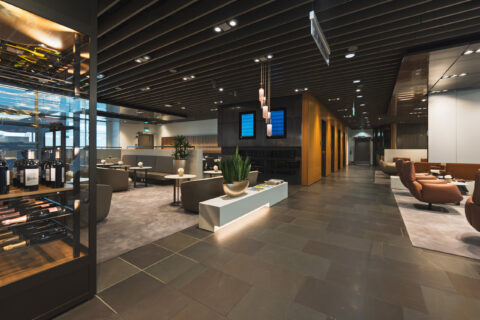 Wiedereröffnung der First Class Lounge der Lufthansa.