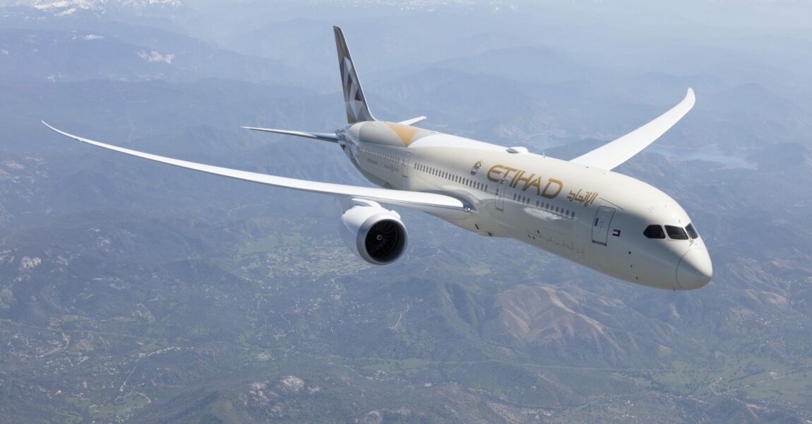 Eine Boeing 787 von Etihad.
