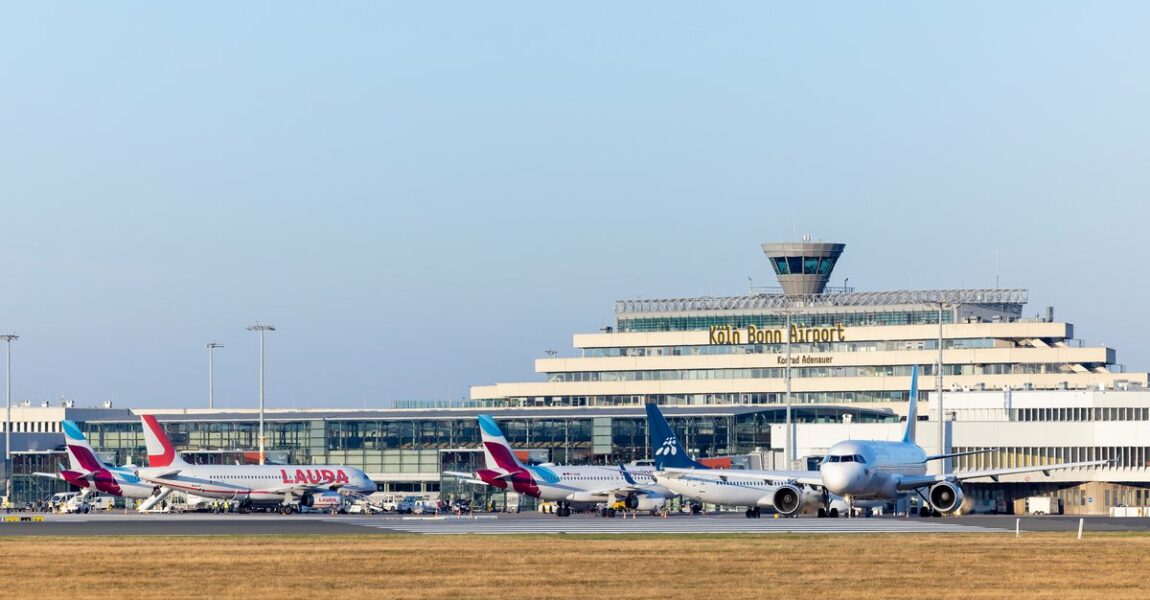 Flughafen Köln/Bonn.