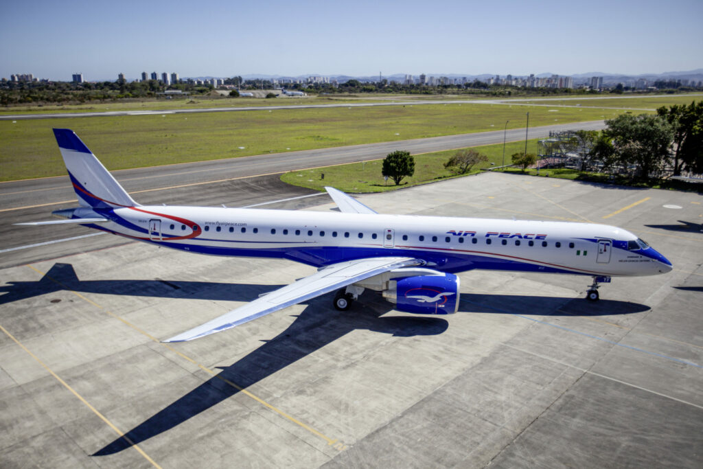Air Peace betreibt eine moderne Flotte, die unter anderem aus Embraer E195-E2 besteht.