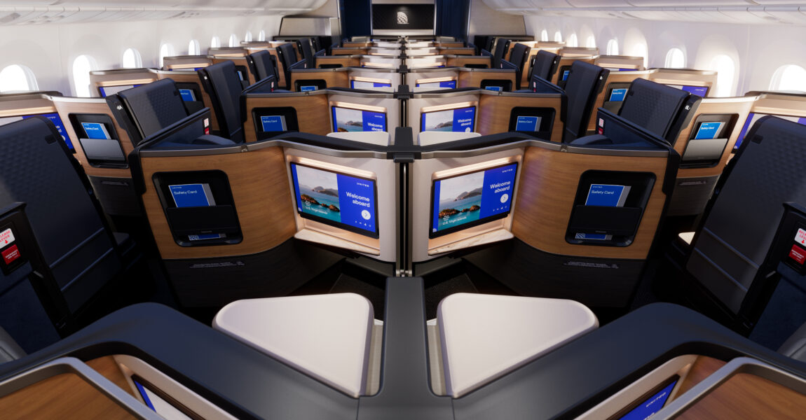 Die Polaris-Studio-Suiten von United Airlines.