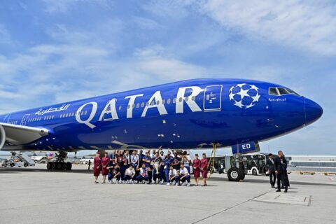 Qatar Airways brachte Champions-League-Gewinner Paris Saint-Germain wieder heim nach Frankreich.