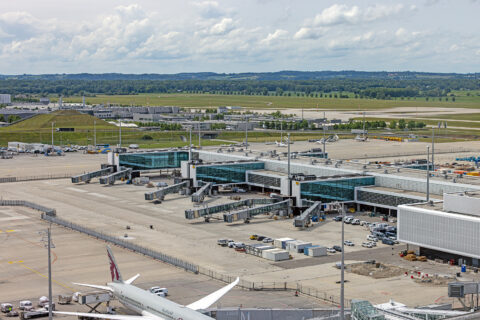 Am Flughafen München entsteht derzeit ein Pier, der groß genug ist für die Abfertigung von bis zu sechs Millionen Passagieren pro Jahr.
